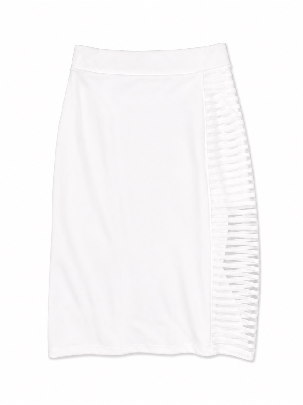Surely Mine Crop It Out Cut-Out Set – White Two-Piece Skirt Set - Picture 6 of 6
